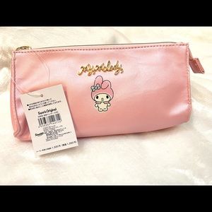 Sanrio Leather Makeup Pouch/Pencil Case/Multipurpose Bag -  My Melody [Pink]